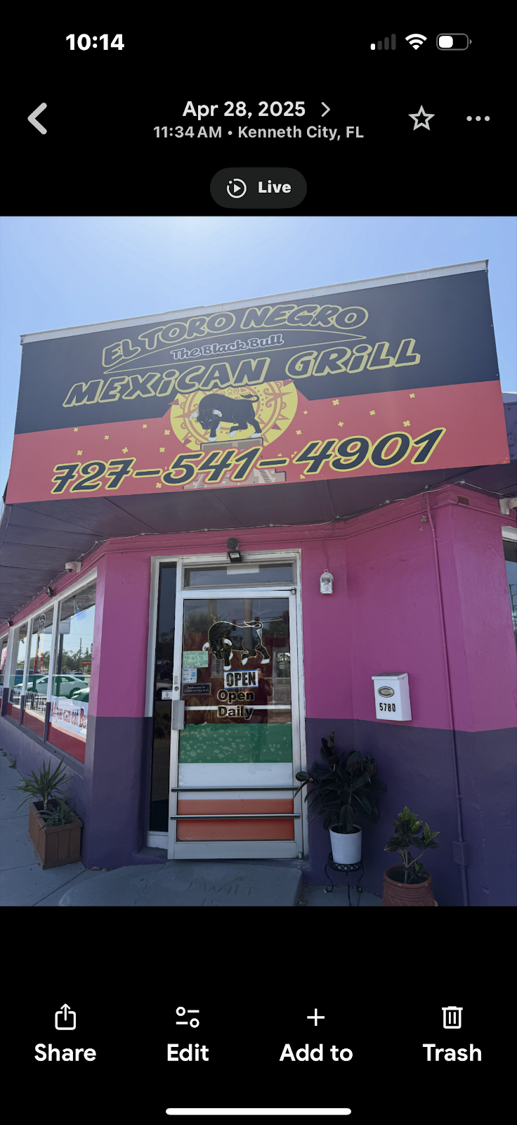 El Toro Negro (the black bull) mexican grill